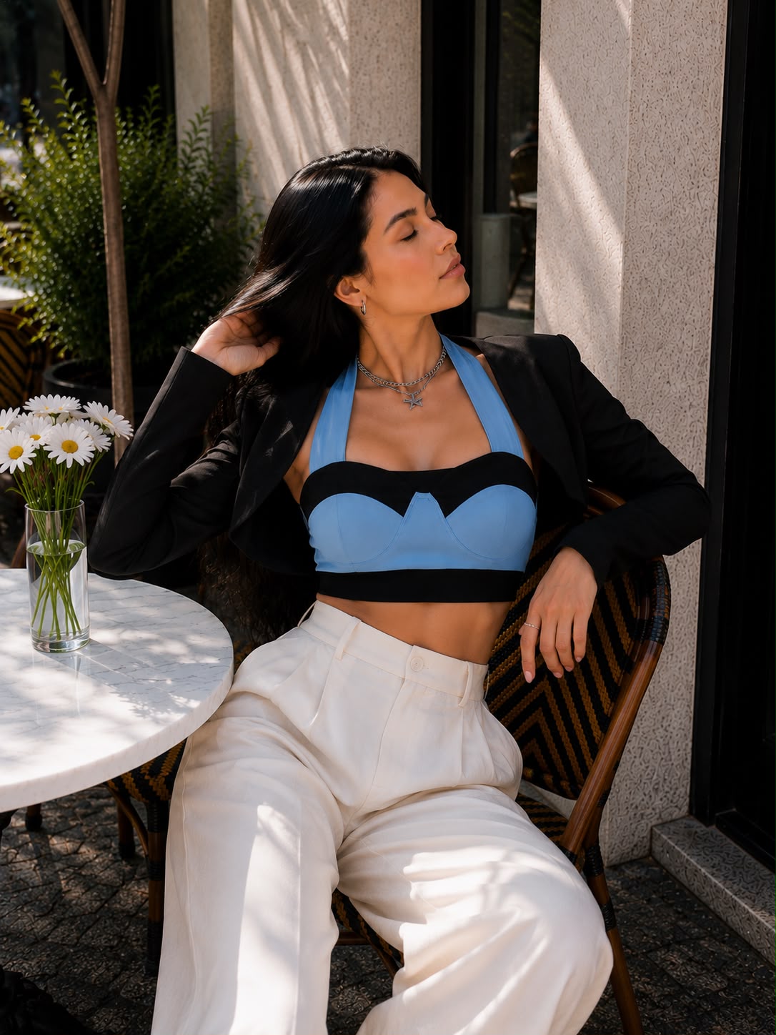 Carla Crop Top With Cropped Shrug - Made For Her Label