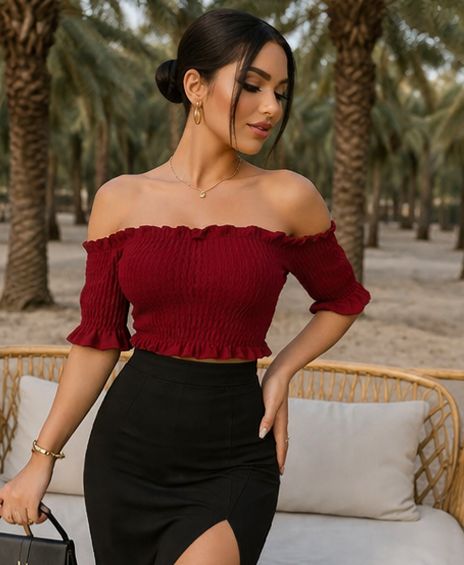Mia Ruched Top - Made For Her Label