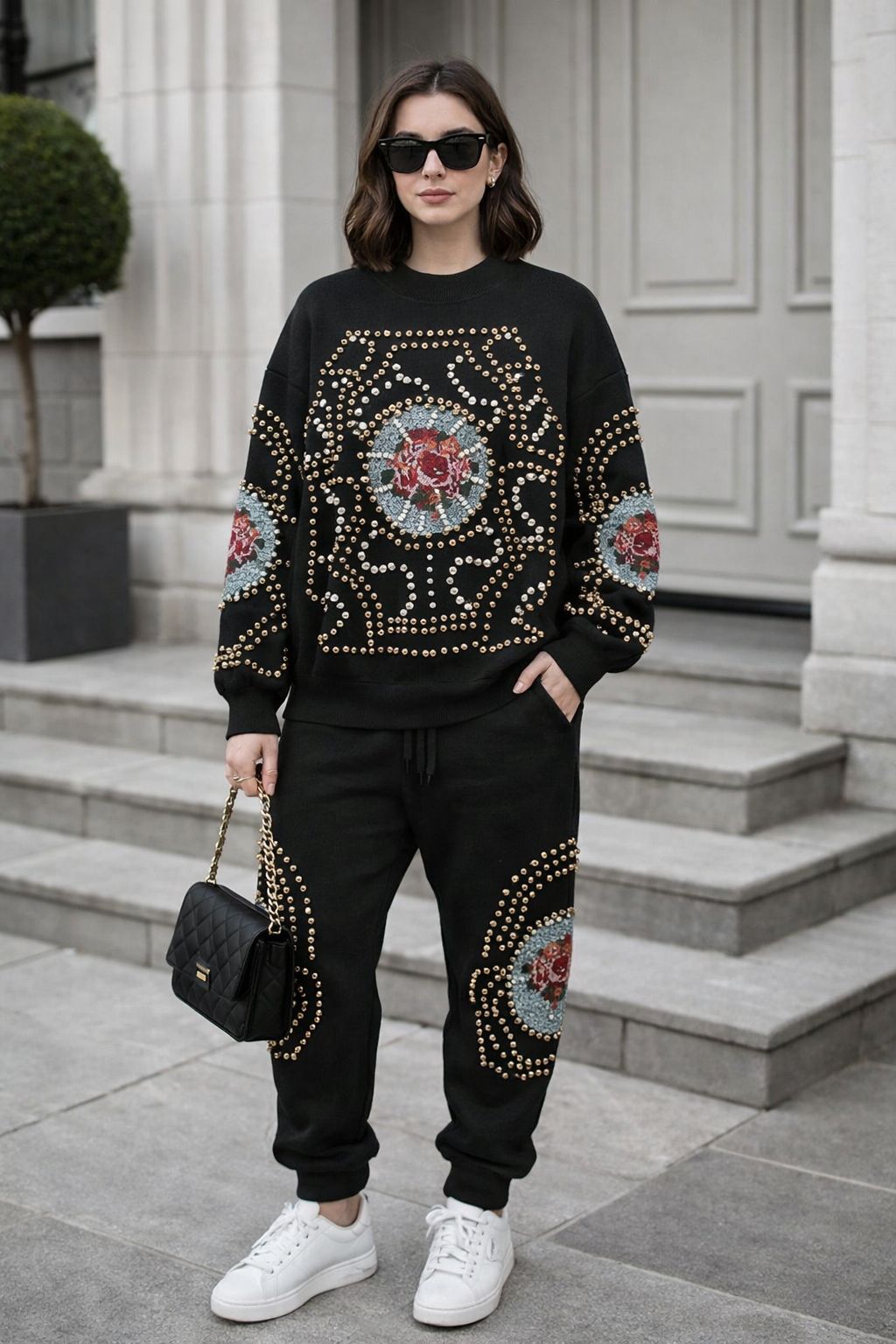 Kattie Luxury Embellished Co-ords - Made For Her Label