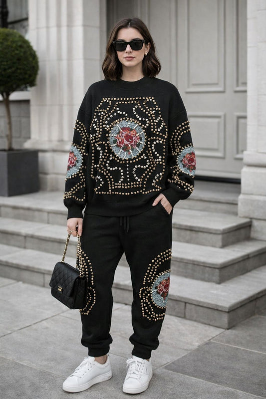 Kattie Luxury Embellished Co-ords - Made For Her Label