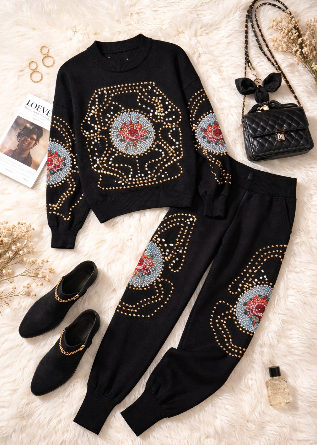 Kattie Luxury Embellished Co-ords - Made For Her Label