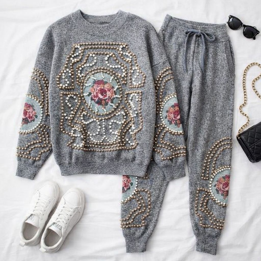 Kattie Luxury Embellished Co-ords - Made For Her Label