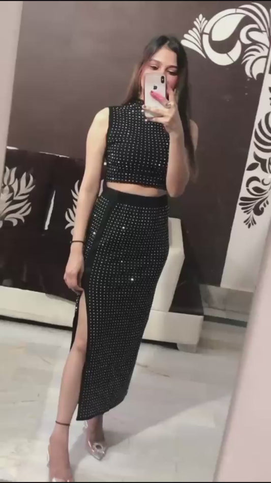 Alisha In Our Milley Beaded Co-Ords