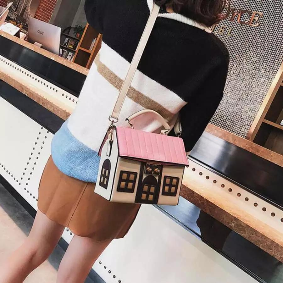 Doll House Messenger Bag - Made For Her Label