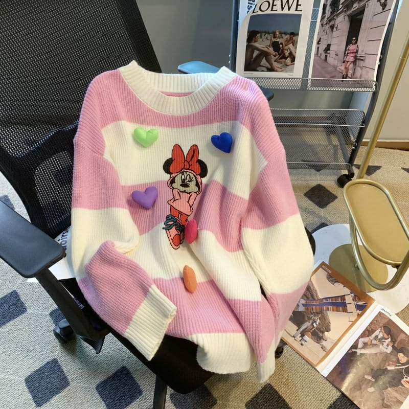Minnie Heart Pullover