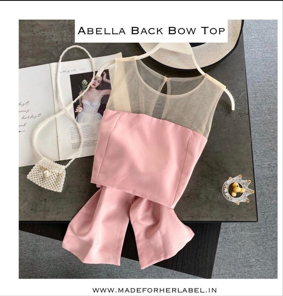 Abella Back Bow Top