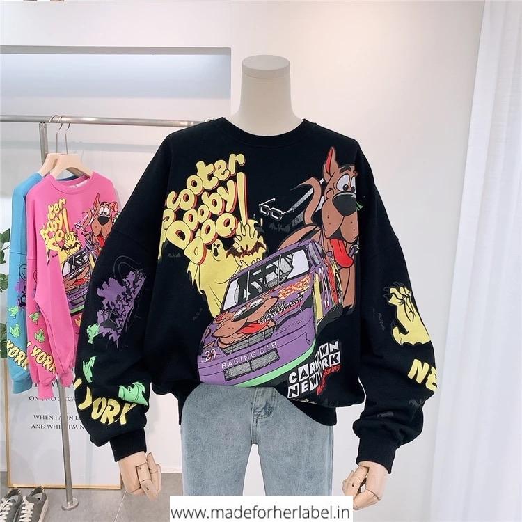 Cartoon Pullover - Made For Her Label