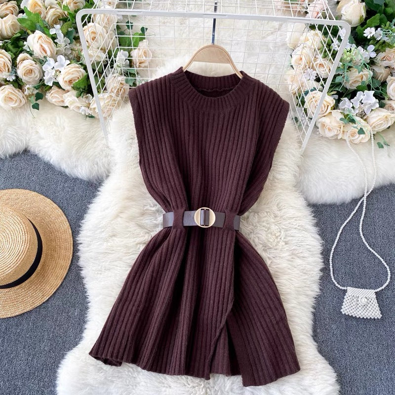 Terry Knitted Two Piece Dress