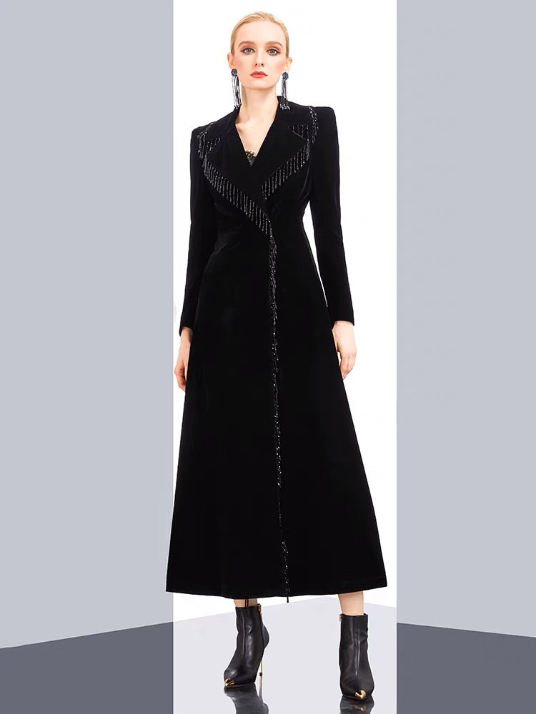 Luxury Tassel Detailing TrenchCoat - Made For Her Label