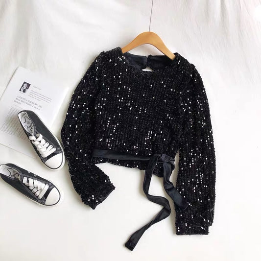 Cara Sequin Backless Top - Made For Her Label