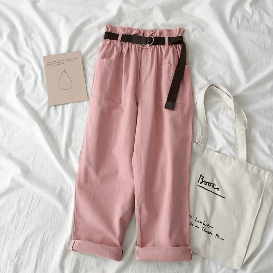 Ruched Pants - ships in 24 hours - Made For Her Label