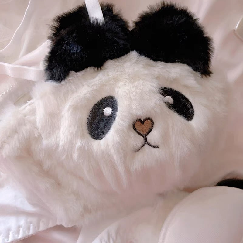 Cute Panda Furry Lingerie