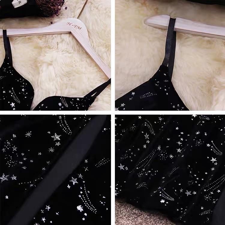 Velvet Glittery Slit Maxi Dress - Made For Her Label