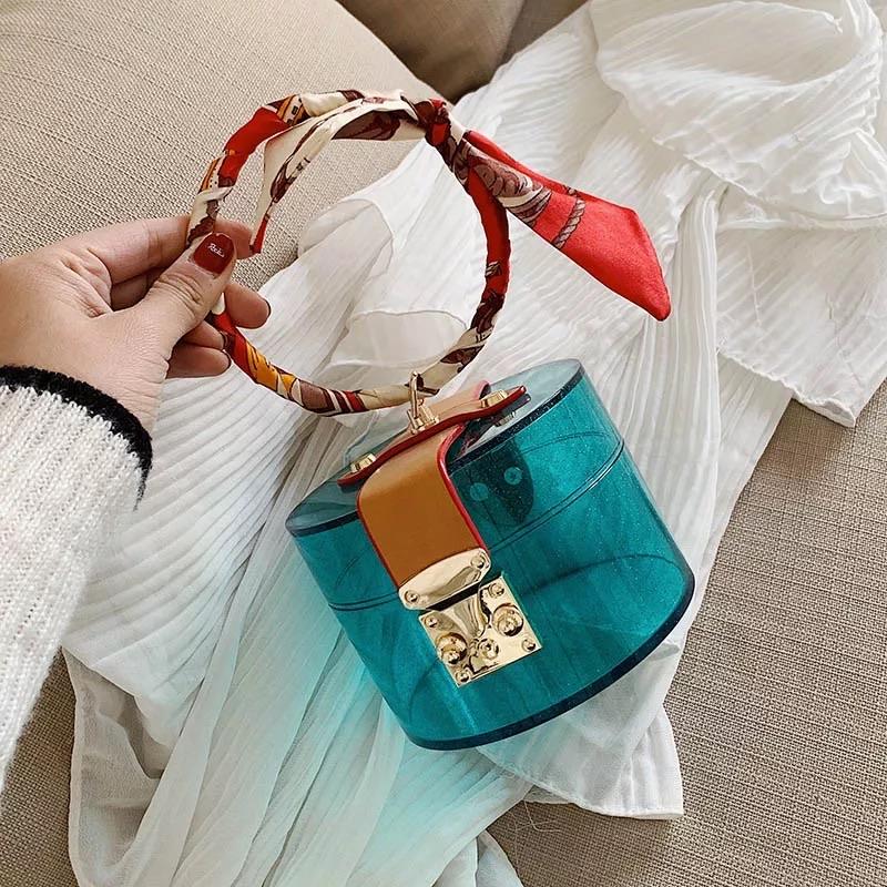 Transparent Round Jelly Bag - Made For Her Label