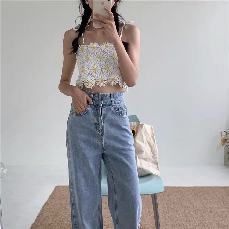 Daisy Crop Top - Made For Her Label
