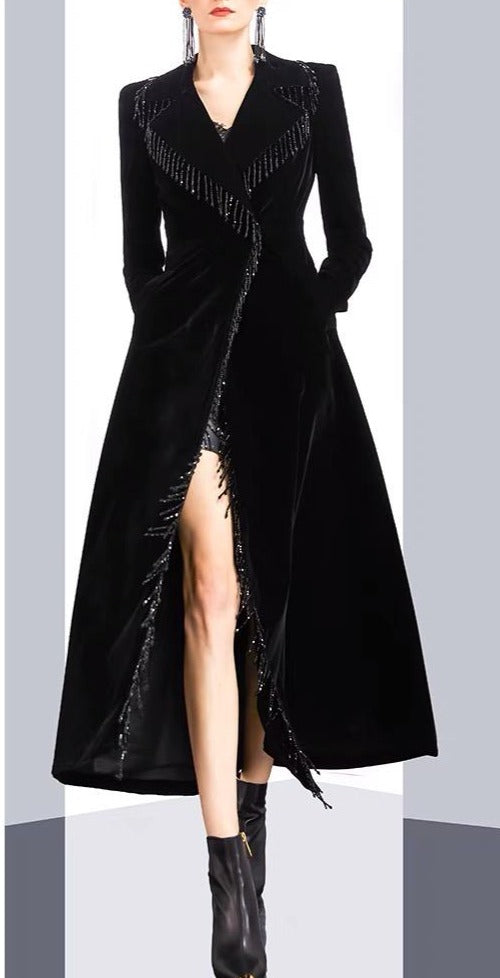 Luxury Tassel Detailing TrenchCoat - Made For Her Label