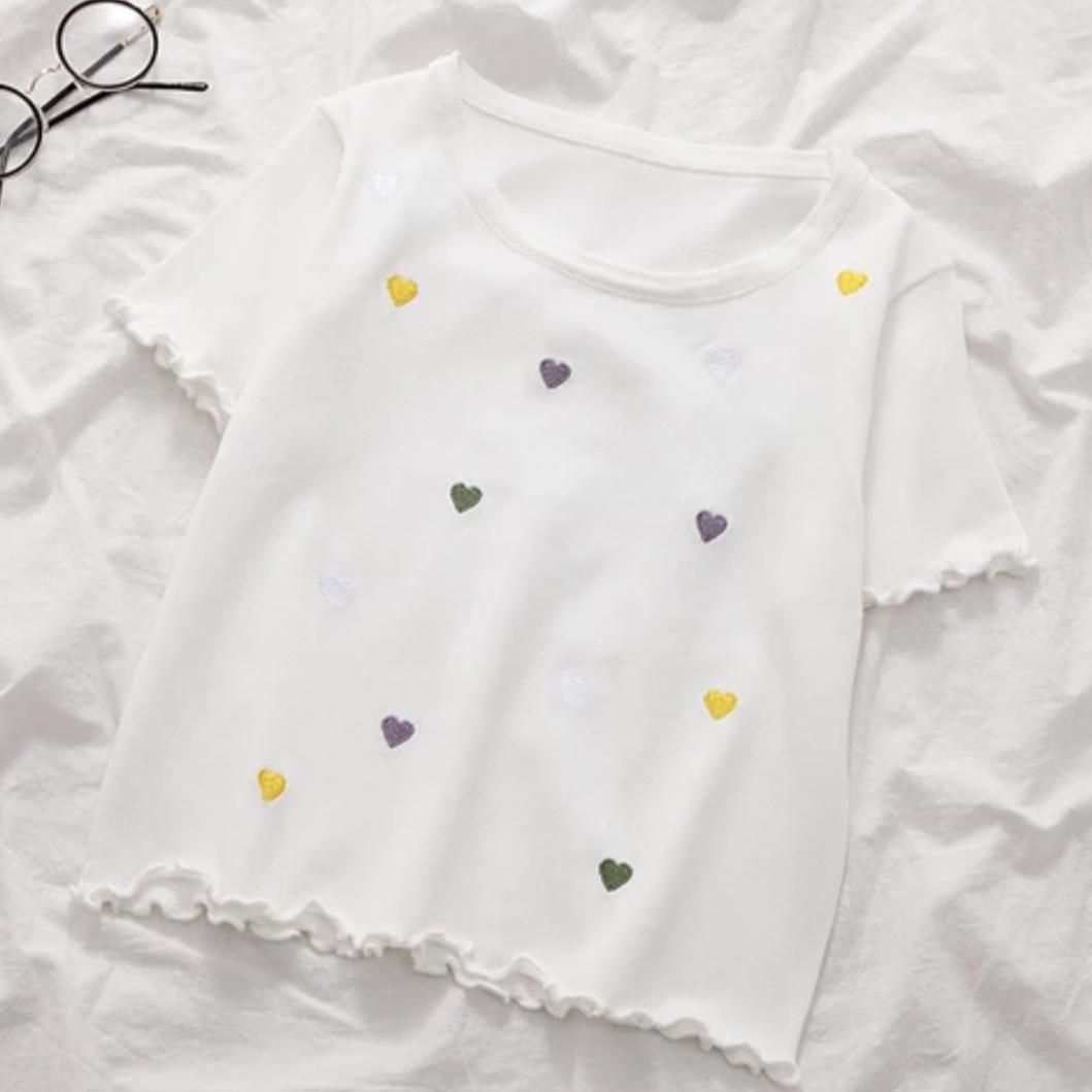 Colorful Heart Tee - Made For Her Label