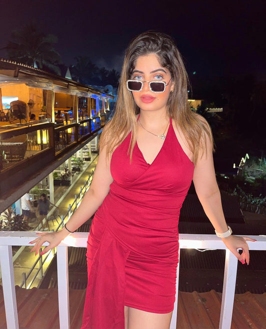 Prachi In Our Taylor Backless Bodycon Dress