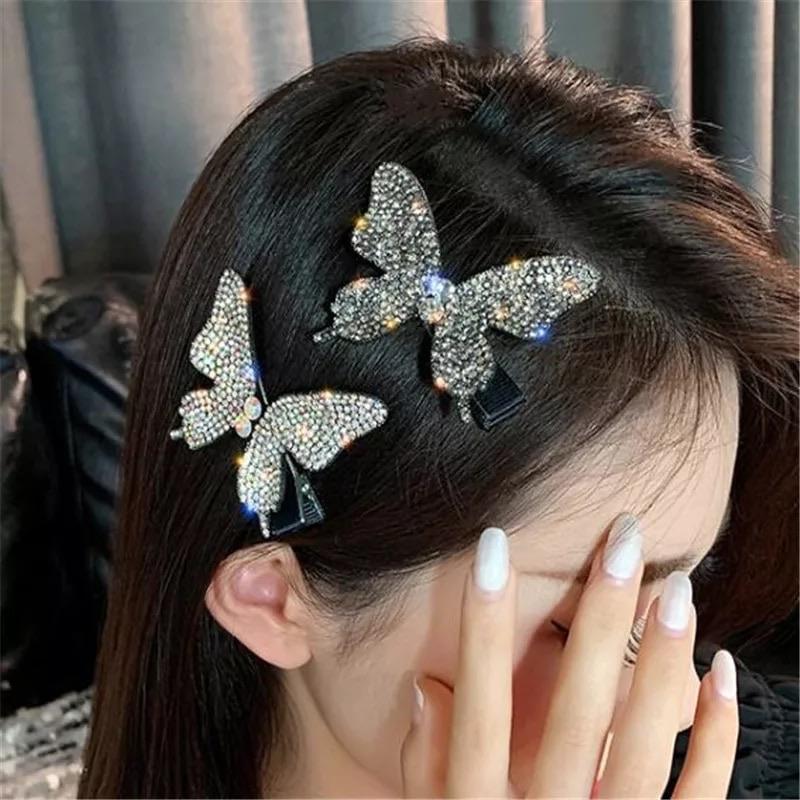 Rhinestone Butterfly Hairpin - Made For Her Label