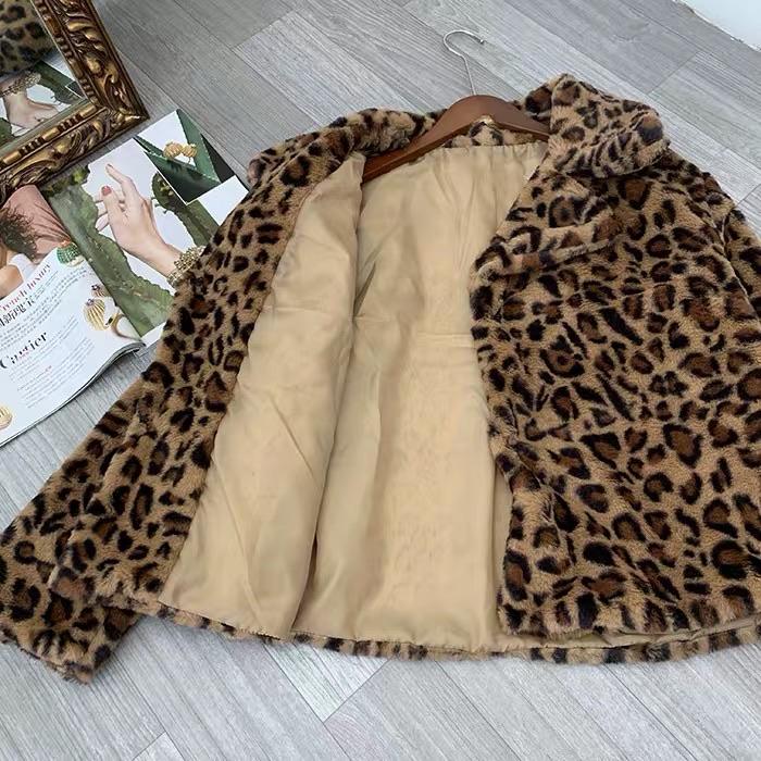 Leopard Furr Coat - Made For Her Label