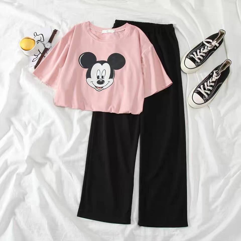 Mickey Tee And Pants Set - Made For Her Label
