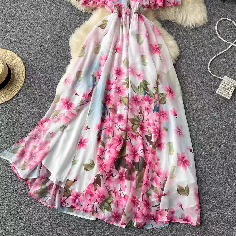 Houston Off Shoulder Floral Maxi Dress