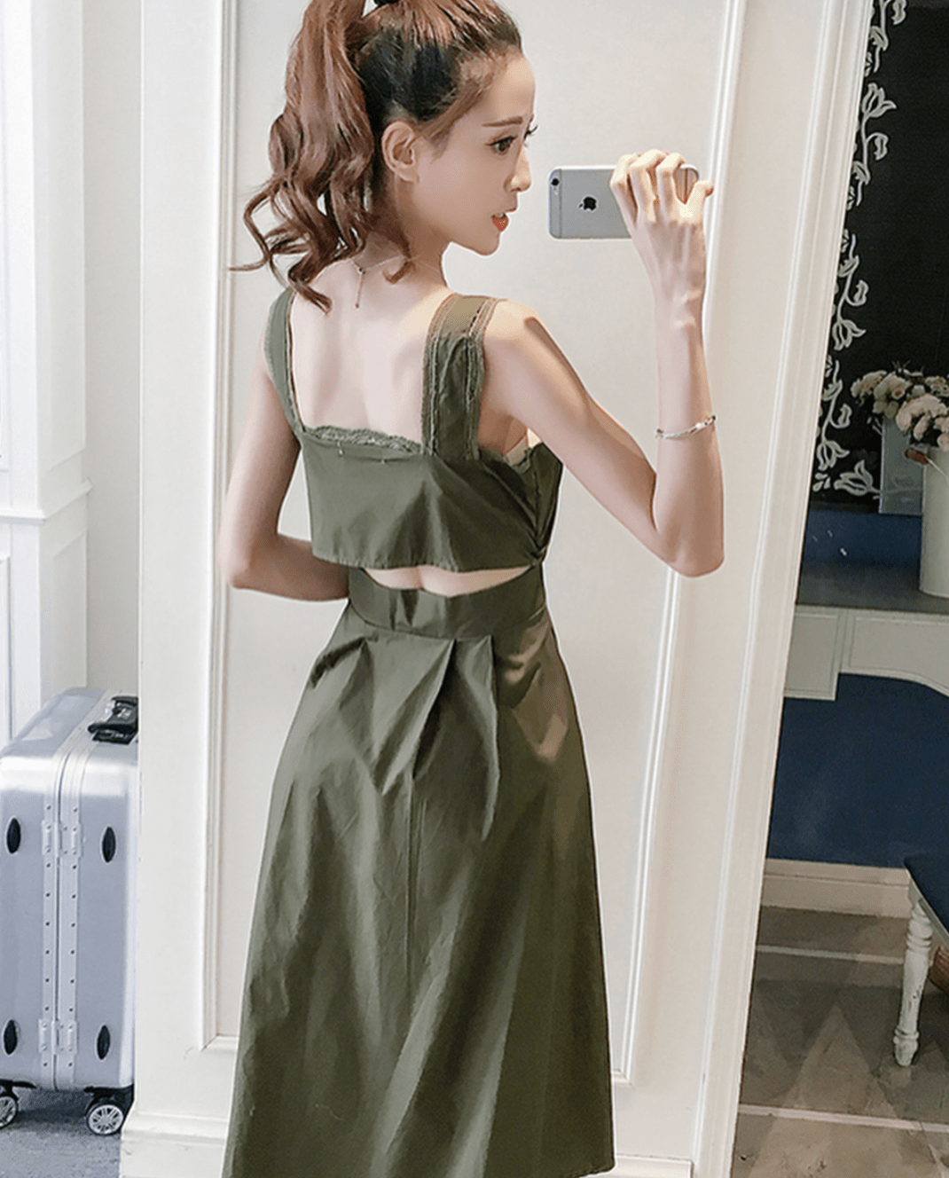 Cut Out Back Marie Dress - Made For Her Label