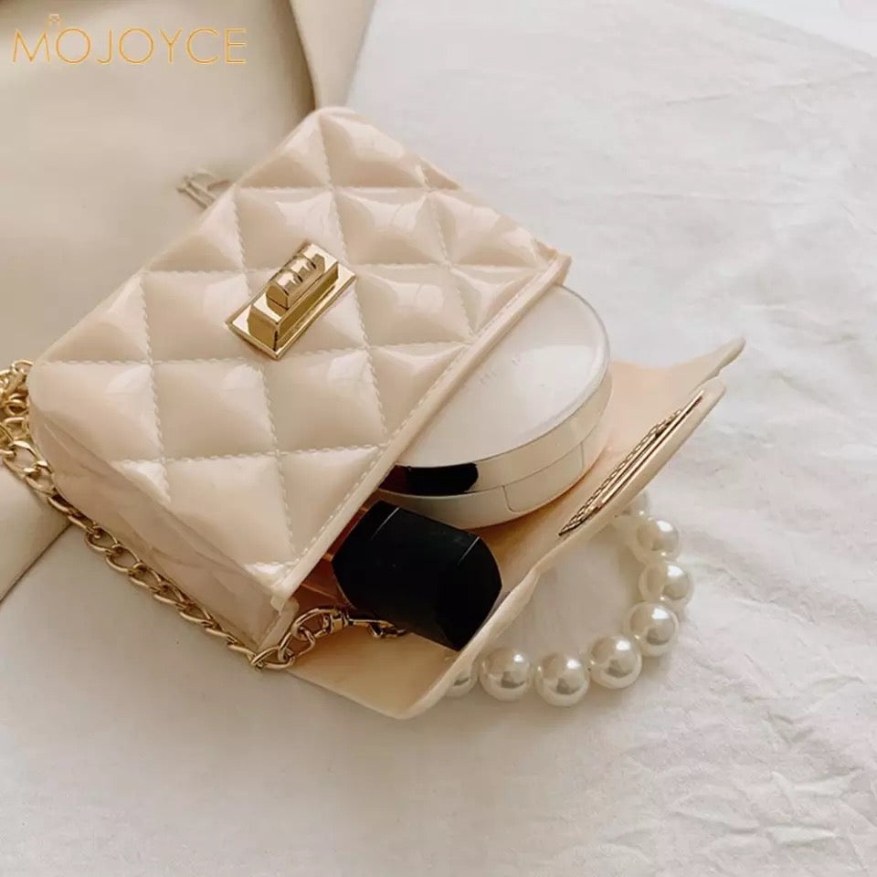 Avril Mini Pearl Handle Shoulder Bag