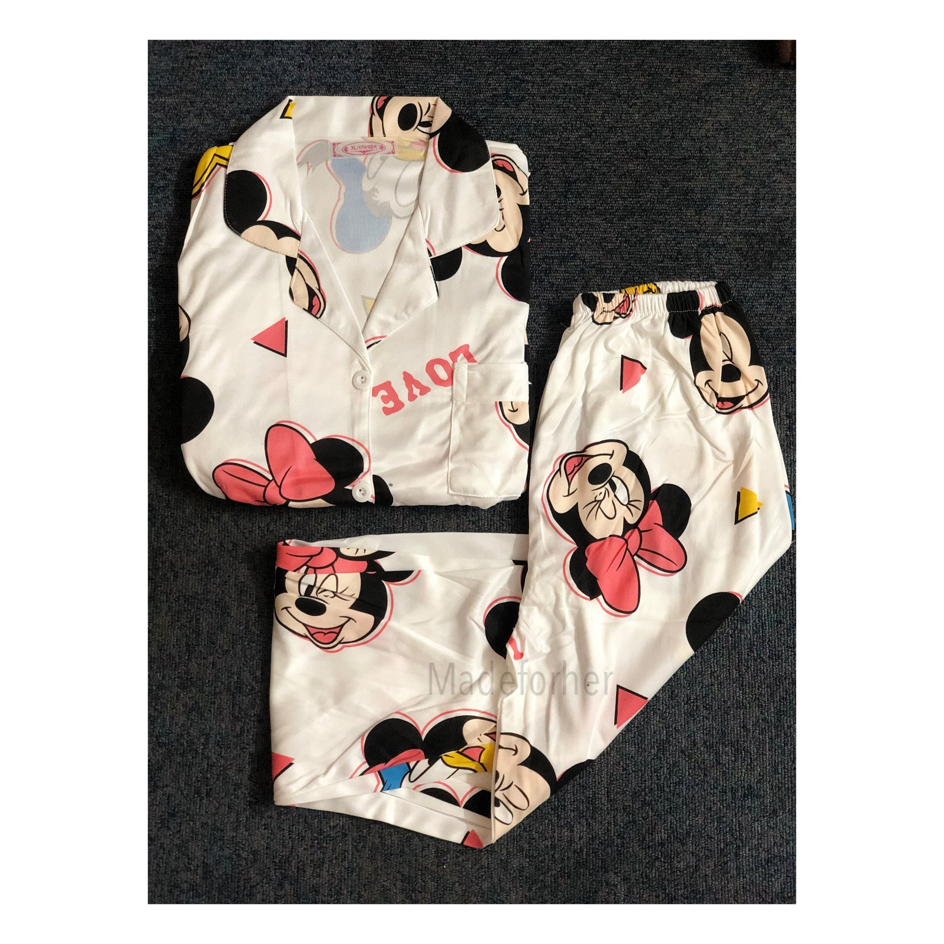 Mickey Love Cotton Nightwear - Made For Her Label