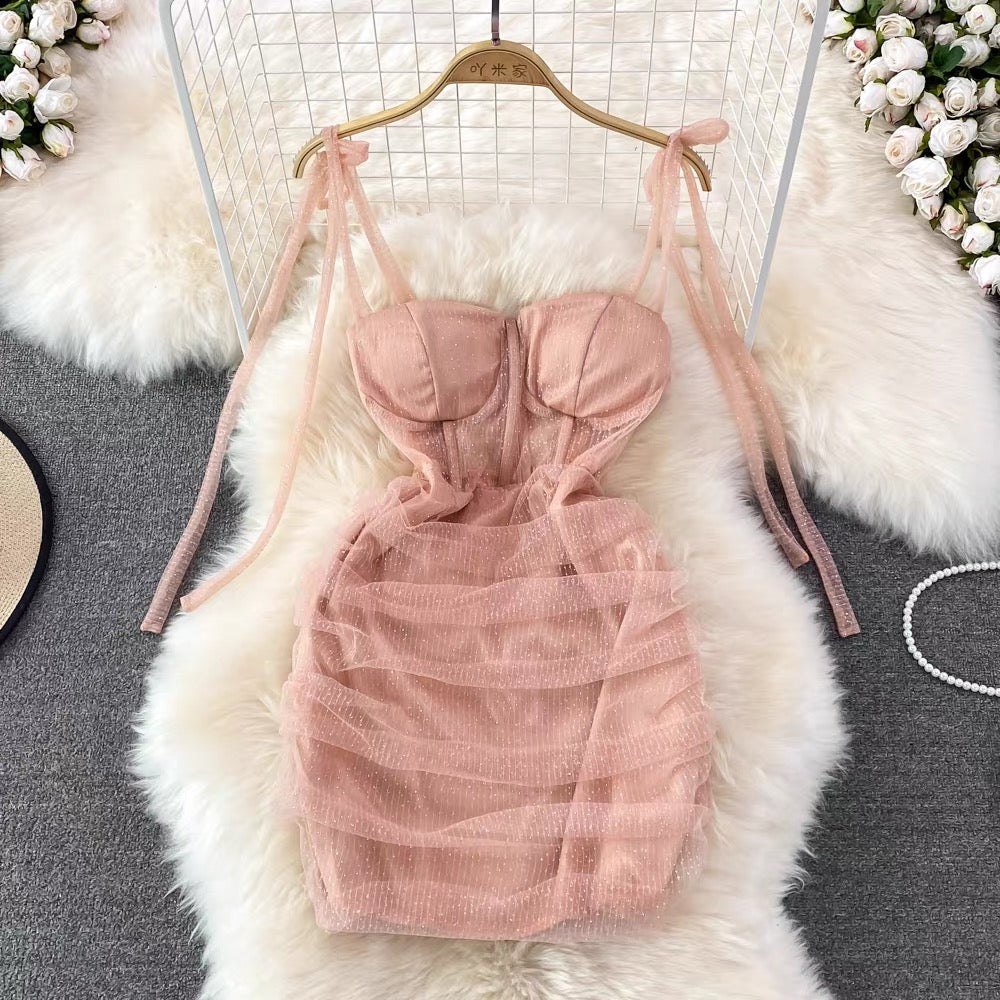 Emery Shimmery Mini Dress - Made For Her Label