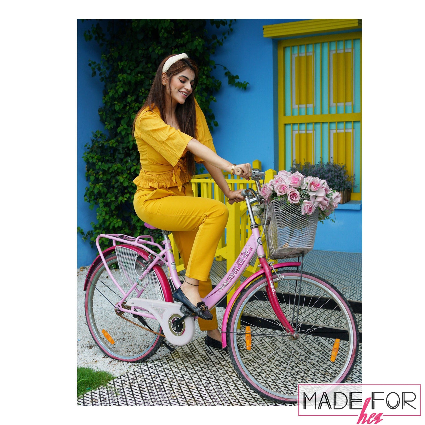 Aliya Hamidi In Our Belted High Waisted Pants - Made For Her Label