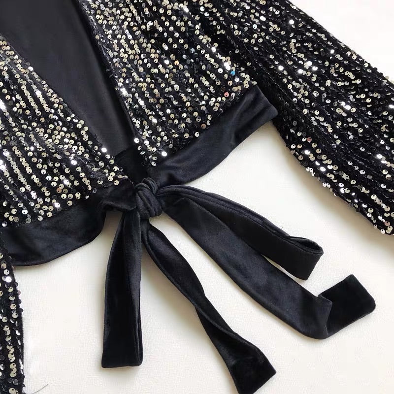 Cara Sequin Backless Top - Made For Her Label