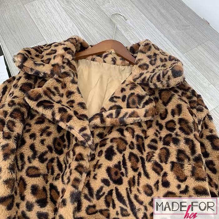Mehak Sethi In Our Leopard Furr Coat - Made For Her Label
