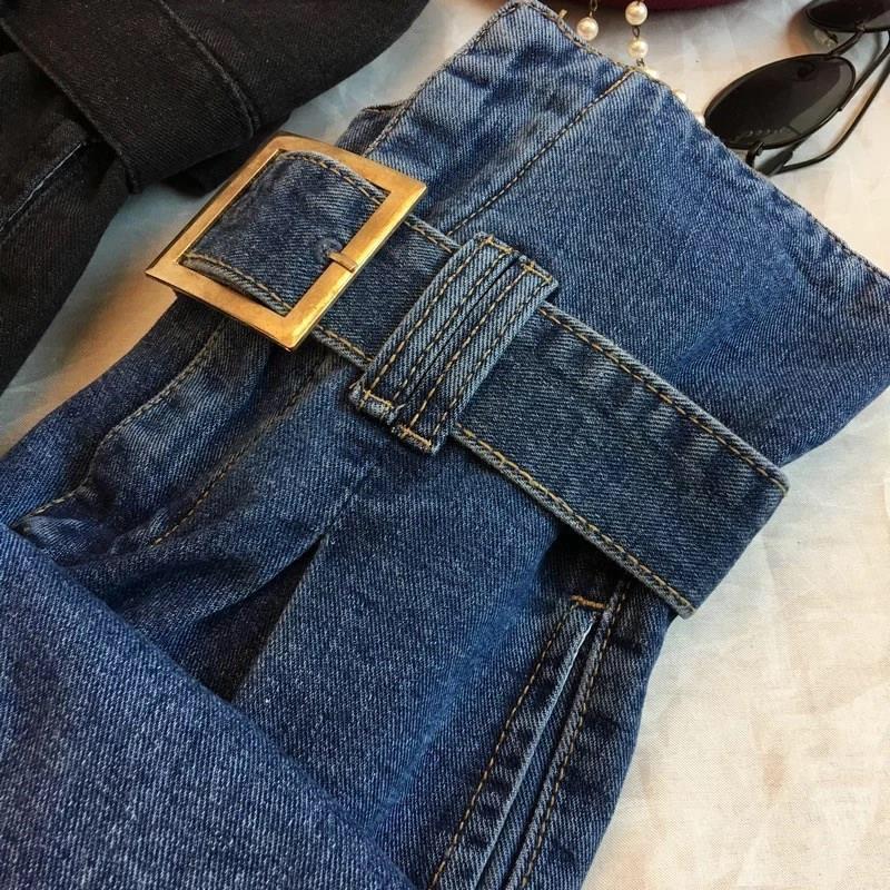 Ruby High Waisted Belted Denim - Made For Her Label