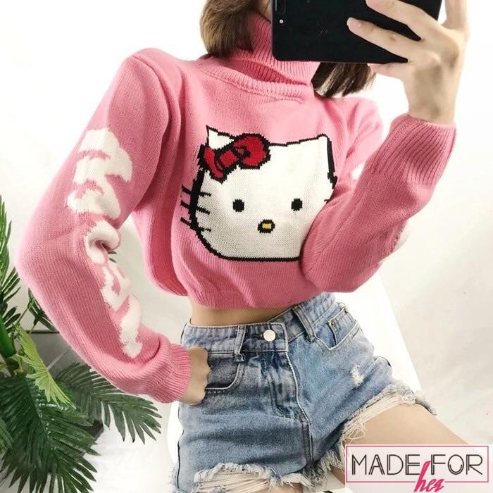 Client Aarzoo In Our Hello Kitty Sweater - Made For Her Label