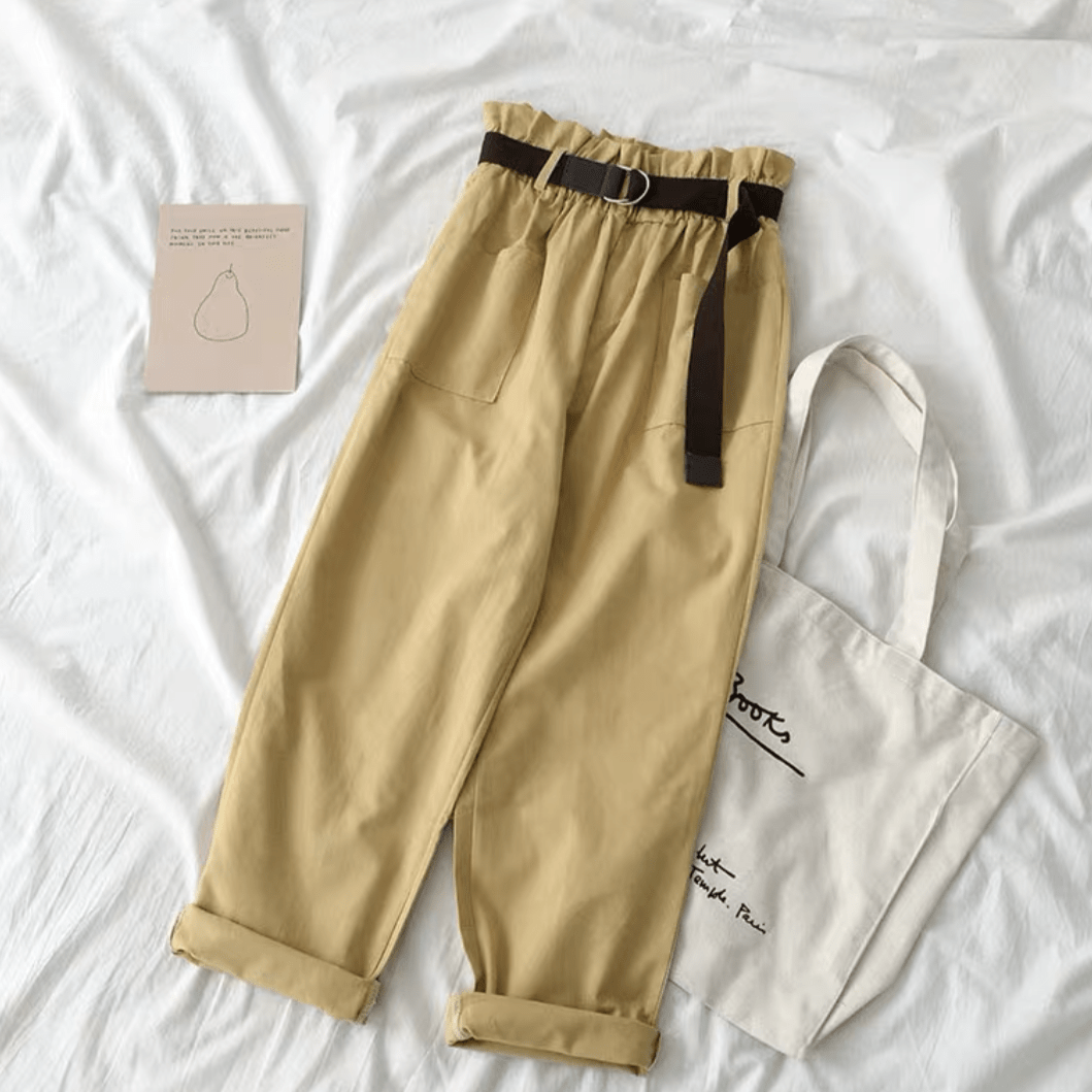 Ruched Pants - ships in 24 hours - Made For Her Label